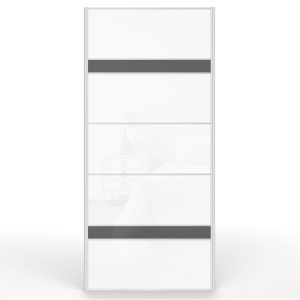 Solid White Gloss Sliding Wardrobe Door 950mm x 2200mm