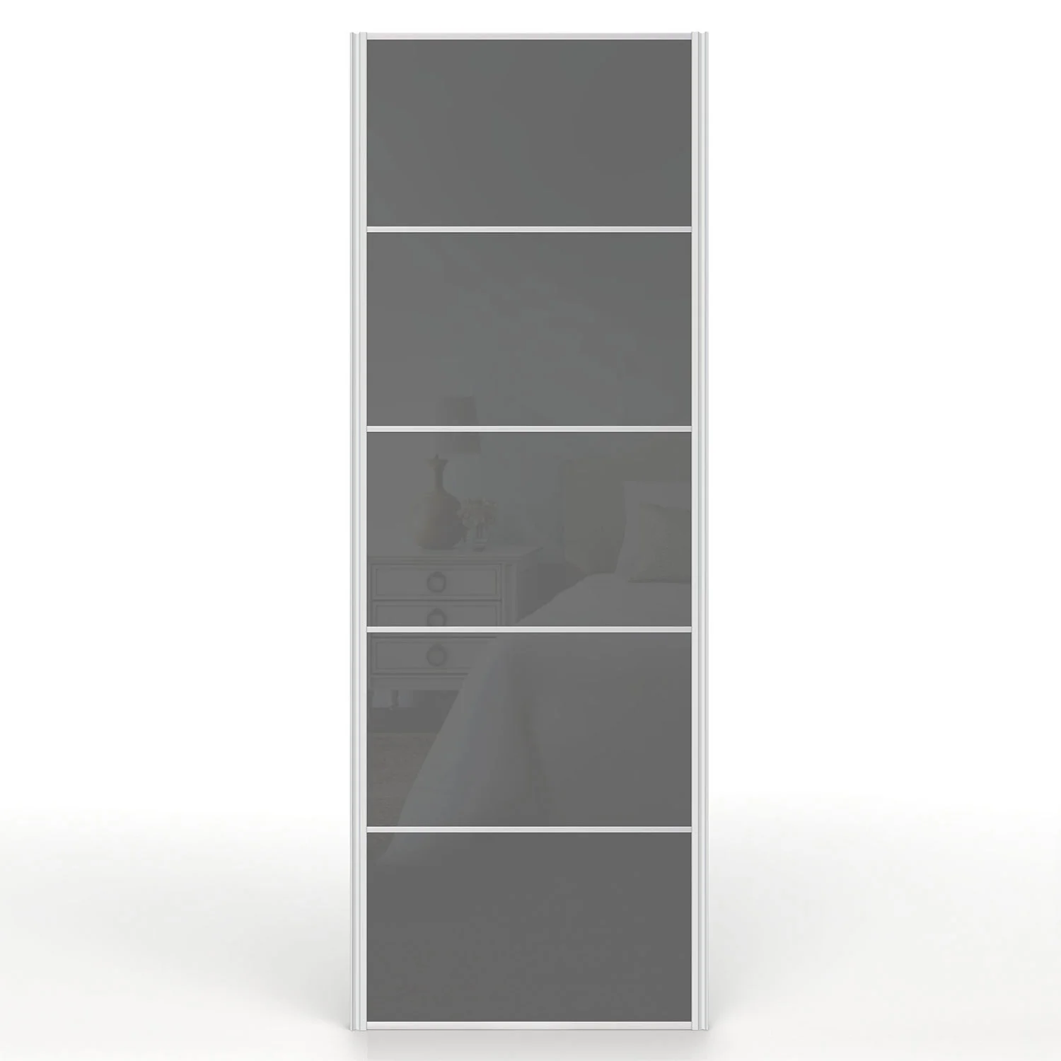 Discounted Flat-Pack Gloss Sliding Wardrobe Door (650x2000mm)