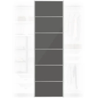 Discounted Flat-Pack Gloss Sliding Wardrobe Door (650x2400mm)